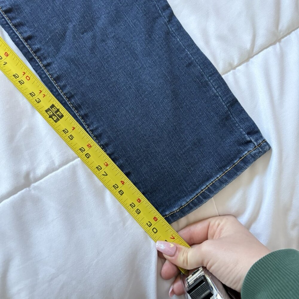 Slink Womens Size 14 Curvy Jeans Blue Denim Medium Wash City Classic Boho Hippie - Picture 5 of 9